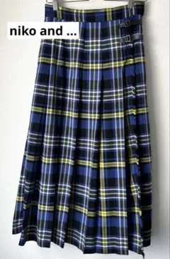 チェック柄プリーツスカート　O'NEIL of DUBLINオニール風