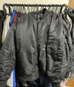 gu ヒートパデッドma-1ブルゾン XL