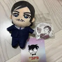 諸伏高明 KIRA MUCCHIミニぬいぐるみ＆ペンシルアート缶バッジ