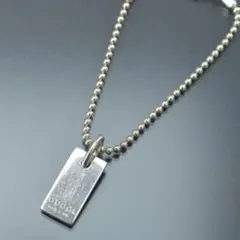 磨き済/美品 GUCCI ブレスレット チャーム SV AG925 プレートのサムネイル