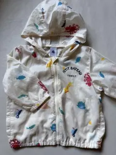 PETIT BATEAU 動物柄　ウィンドブレーカー