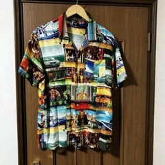 HUF アロハシャツ　ストリートファイター/ステージのサムネイル