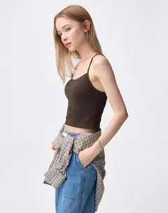 ブラフィール 2WAYクロップドキャミソール