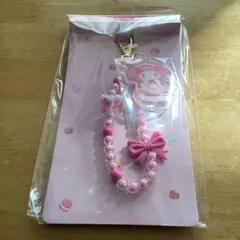 マイメロディ ストラップ ピンク　新品未開封　パンフレット一式