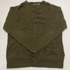 ユニクロ メンズ プレミアムラムウール100% カーディガン