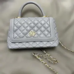 ROYALPARTY　オリジナルキルティングチェーンハンドルバッグ ブルーのサムネイル