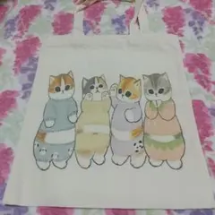 モフサンド 猫のイラスト トートバッグmofusand