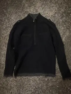 Archive ドライバーズニット ハーフジップ ギミック グランジ y2k