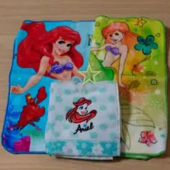 ディズニー アリエル ミニタオルセット