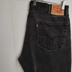 リーバイス 505 テーパード W40 L30 ジーンズ デニム ブラックデニム