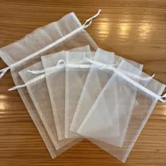 オーガンジー ラッピング袋 セット おまけ付