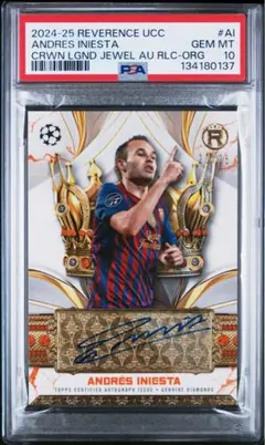 Topps Reverence アンドレス・イニエスタ 直筆サインカード