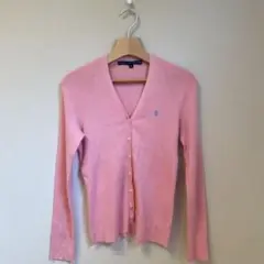 RALPH LAUREN SPORT カーディガン ピンク M