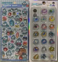 はぴだんぶい ハンギョドン ボンボンドロップシール キラコロ おはじきシール