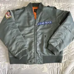 【美品】C.A.B（M）フライトジャケット　ワッペン　U.S エアフォース