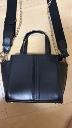 ZARA 2WAY ショルダーバッグ ブラック