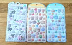 正規品　コットンパフィー・ふわふわドロップシール