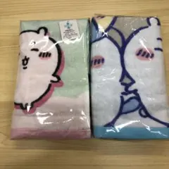 ちいかわ　フェイスタオル２枚組2種類セット『未使用新品』