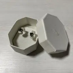 Swarovski スタッドピアス シルバー クリア