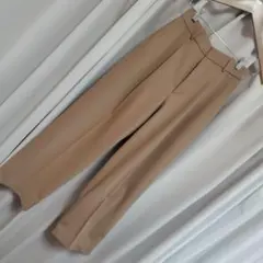 新品UNIQLOタックワイドパンツ低身長さんSsize少難あり