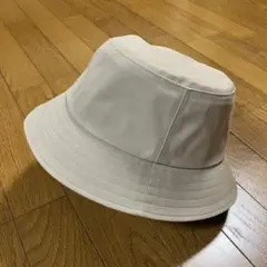 ［未使用品］無印良品　バケットハット　ベージュ　サイズ調整　撥水防水　UVカット