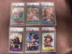 6連番 PSA10 マクドナルド プロモ ルフィ ナミ エース ワンピースカード 6連番 PSA10 マクドナルド プロモ ルフィ ナミ エース ワンピース