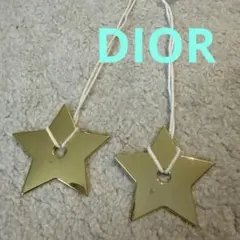 DIOR ゴールド星型チャーム2個セット
