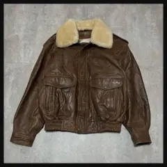 archive vintage G-1 A-2フライトジャケット 羊革 ボア L