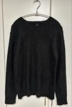 お買い得価格！　LHP モヘア混　ニット　黒　サイズM