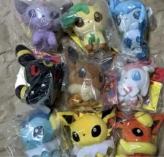 ポケモンセンター　ドールズ　マスコット　もっちり　ドールズ　ぬいぐるみ　ブイズ