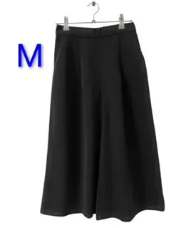 【美品✨】INGNI 黒 ブラック ワイドパンツ ズボン M ゆったり ポケット