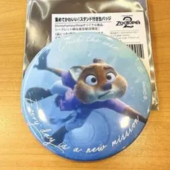 ズートピア ニック スタンド付き缶バッジ 希少品 ニック フィニック スタンド付き缶バッジ ズートピア - メルカリ