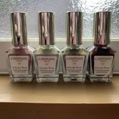 キャンメイク　カラフルネイルズ　4本セット