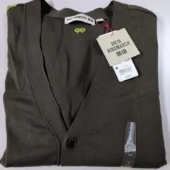 M メリノ オーバーサイズvネックカーディガン アニヤ ハインドマーチ