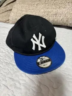 New Era 9FIFTY キャップ 黒/青