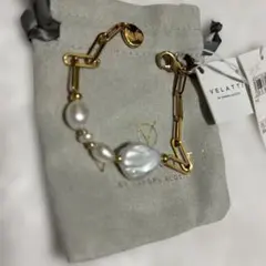 Avaria Jewelry パールネックレス&チェーンブレスレット Gold - メルカリ