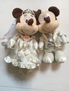 【今だけ価格！】ミッキー・ミニー ウェディングぬいぐるみセット