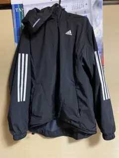 PAKAIAN adidas★ウィンドブレーカー★裏地付き　フード付き　黒