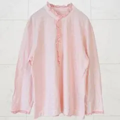 45R フリル天竺の四角ヘンリーTシャツのサムネイル