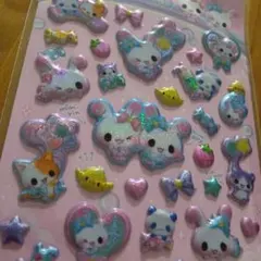 ■キャンディツインズカラフルぷっくりぷくぷくシール正規品クーリア