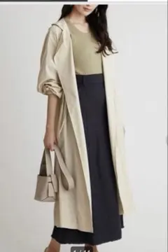 ミラオーウェン ウエスト絞りユーティリティ ロングコート F