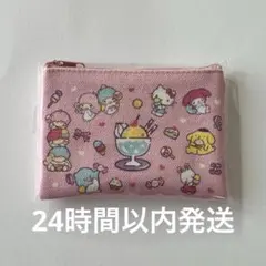 サンリオキャラクターズポーチ セブンイレブン限定　チョコ入り　ピンク