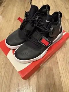 NIKE AIR FORCE 270 ブラック オレンジ 26.5cm 箱無し - メルカリ