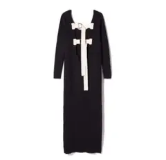 【LEINWANDE】 Back Belted Knit Dress タグ付きのサムネイル