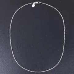 SAAD シルバー 925 3mm 細角 チェーン ネックレス 50cm - メルカリ