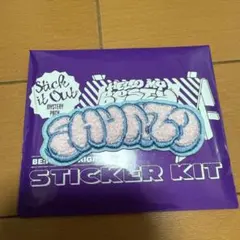 BE:FIRST モコモコ刺繍ステッカー シュント　SHUNTO