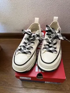 コンバース オールスター トレックウェーブ 厚底 ホワイト23cm