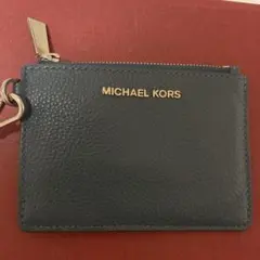 MICHAEL KORS グレー レザー カードケース