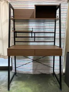 ◎大阪引き取り【NITORI】ニトリ 省スペースデスク ラボーロ 木目アイアン