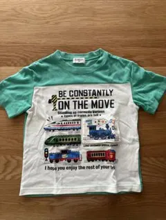 電車柄半袖Tシャツ